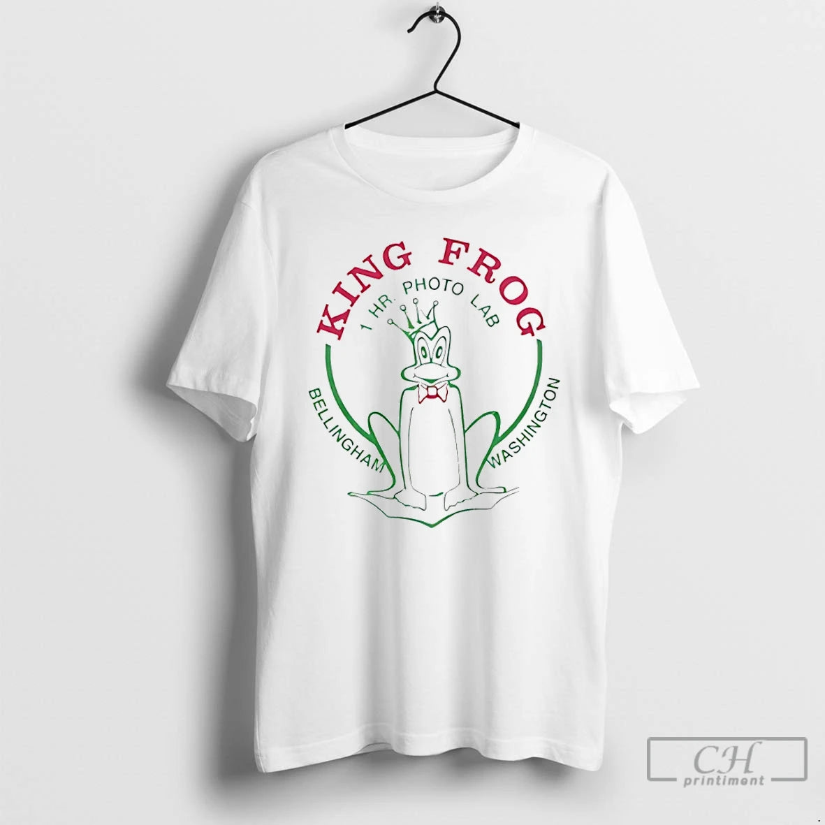 Classic King Frog One Hour Photo Lab Bellingham T-Shirts, Hoodie, Sweatshirt | CoreVibeTees.com