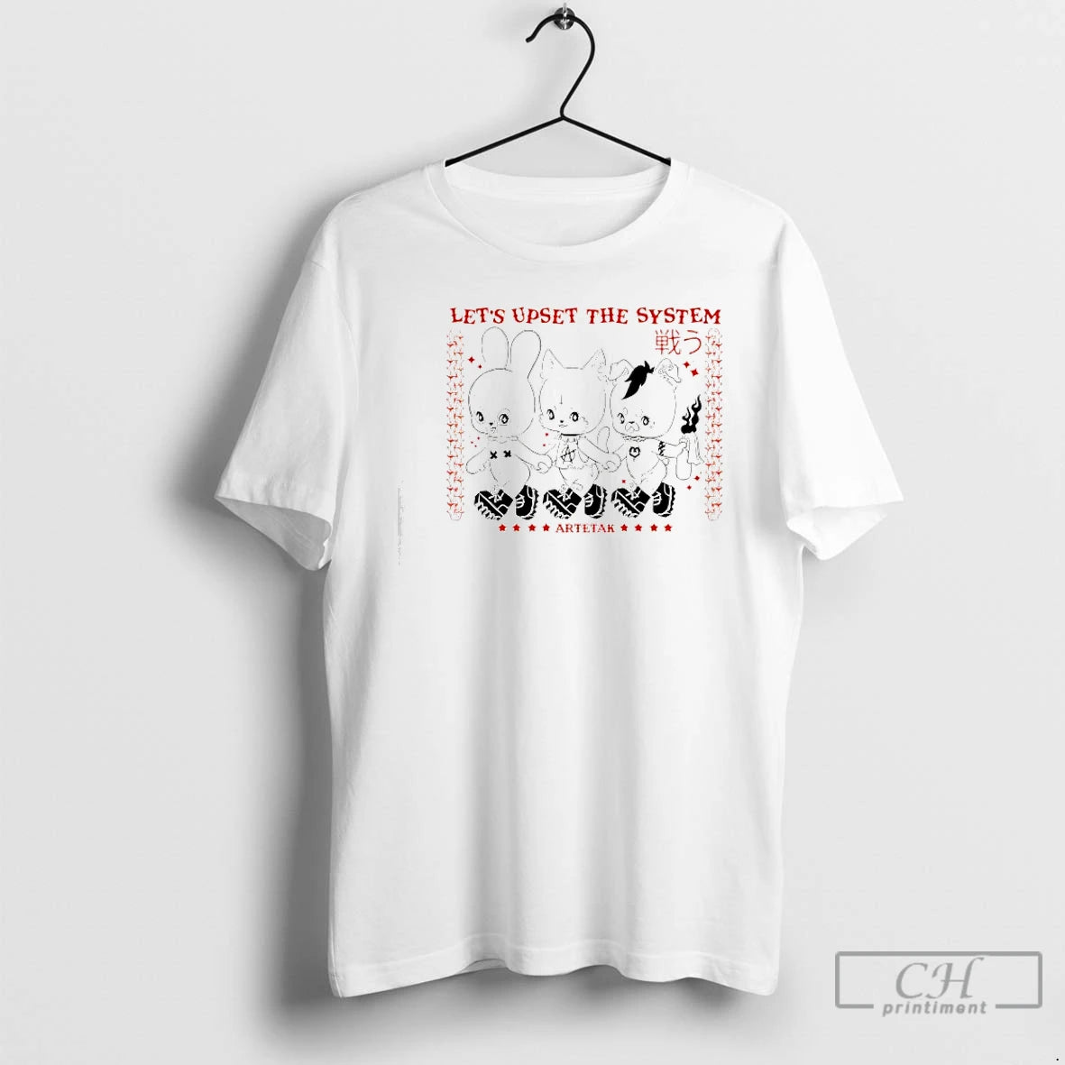 Classic Lets Upset The System Three Anthropomorphic Animal T-Shirts, Hoodie, Sweatshirt | CoreVibeTees.com