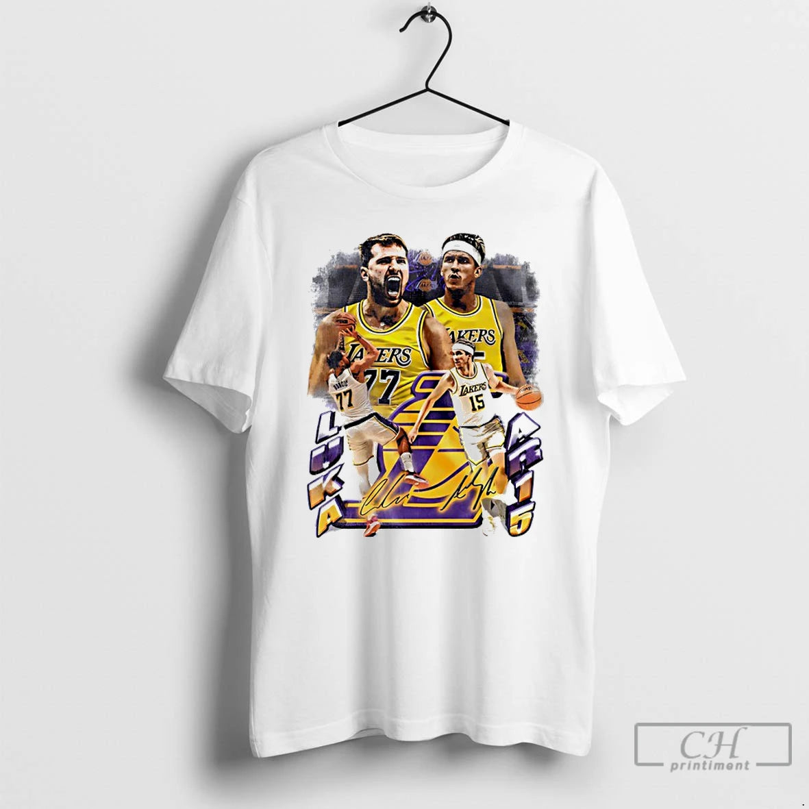 Classic Luka Doncic And Austin Reaves Los Angeles Lakers Nba Player Signatures T Shirts Sweater Hoodie, Sweatshirt
