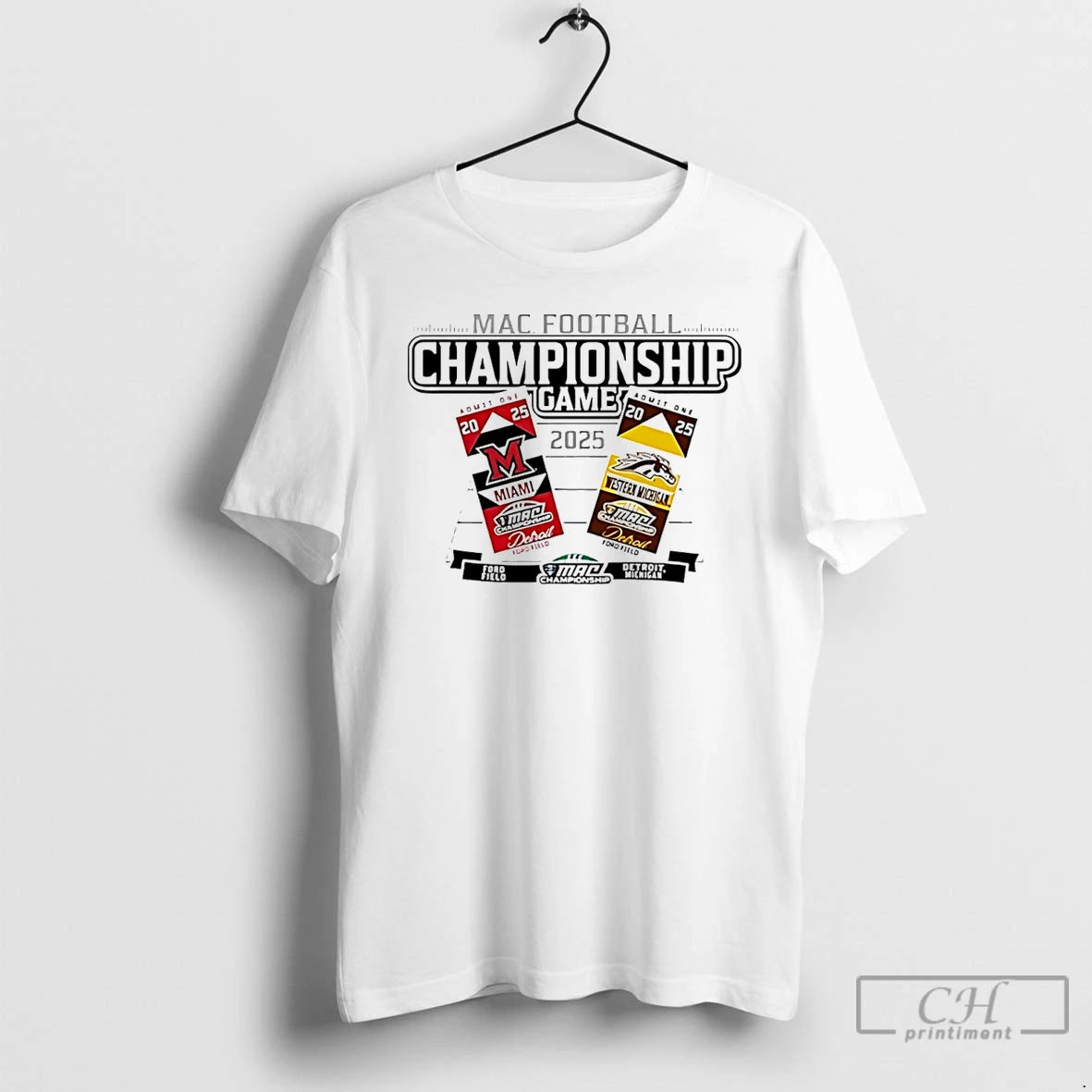 Classic Mac Football Championship 2025 Miami Redhawks Vs Western Michigan T-Shirts, Hoodie, Sweatshirt | CoreVibeTees.com