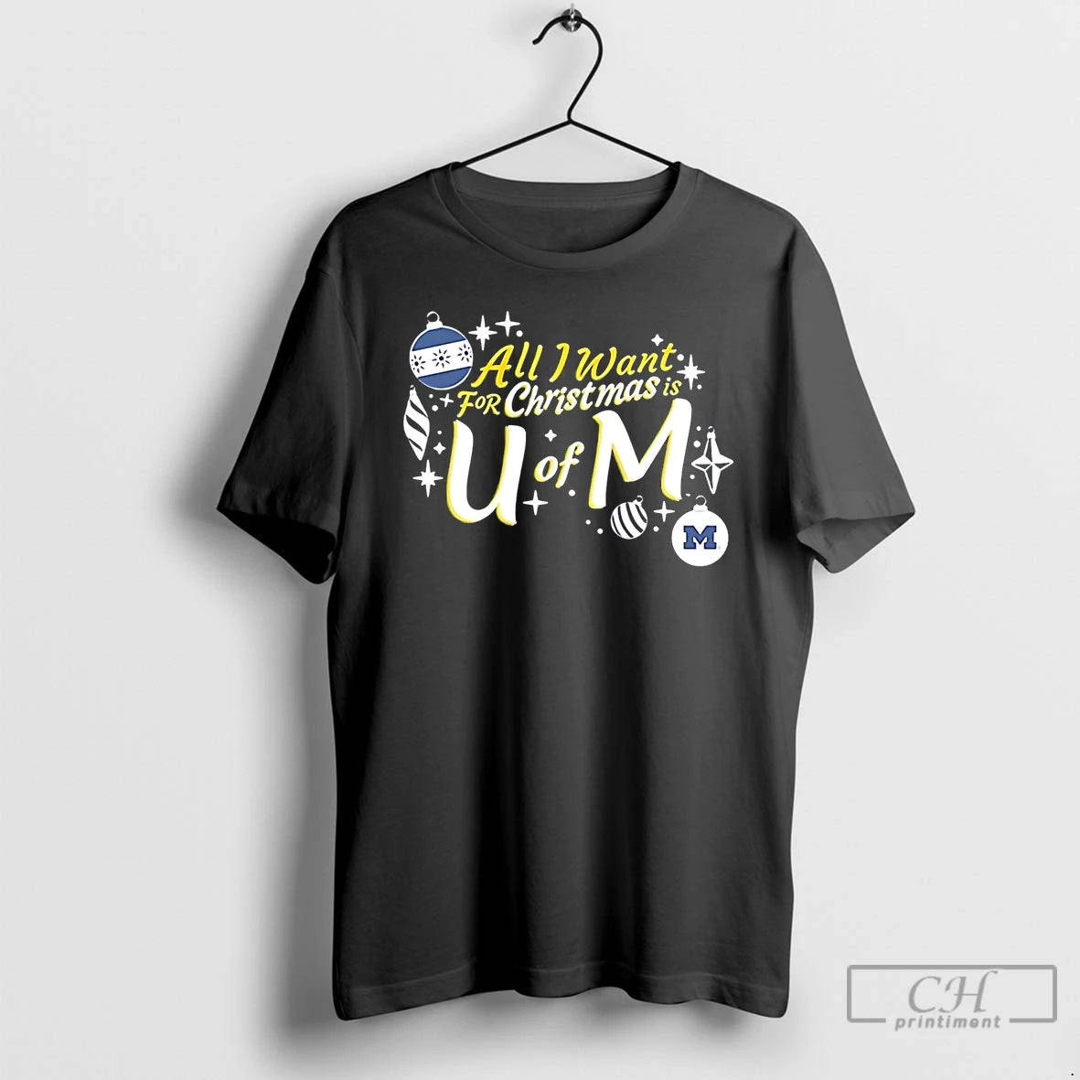 Classic Michigan Wolverines All I Want For Christmas Is U Of M T Shirts Sweater Hoodie, Sweatshirt | CoreVibeTees.com