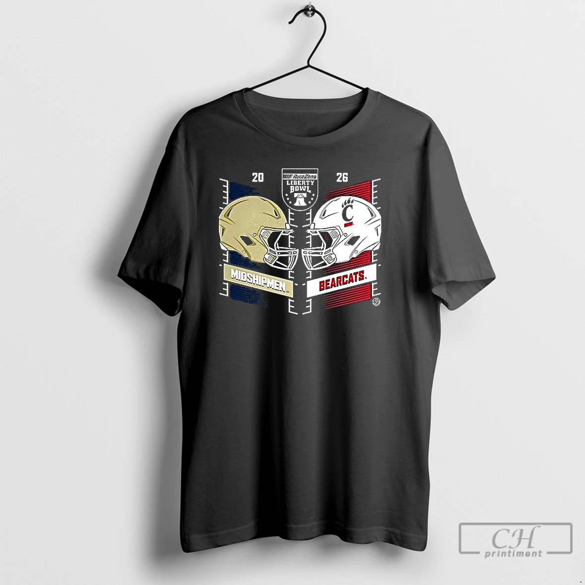 Classic Midshipmen Vs Cincinnati Bearcats Autozone Liberty Bowl 2025 Helmet T-Shirts, Hoodie, Sweatshirt | CoreVibeTees.com