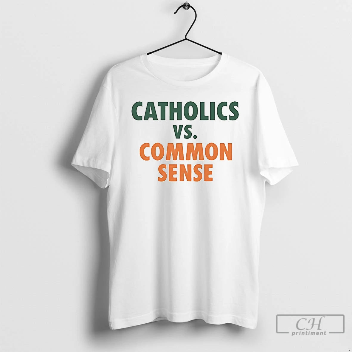 Classic Mike Ryan Wearing Catholics Vs Common Sense T-Shirts, Hoodie, Sweatshirt | CoreVibeTees.com