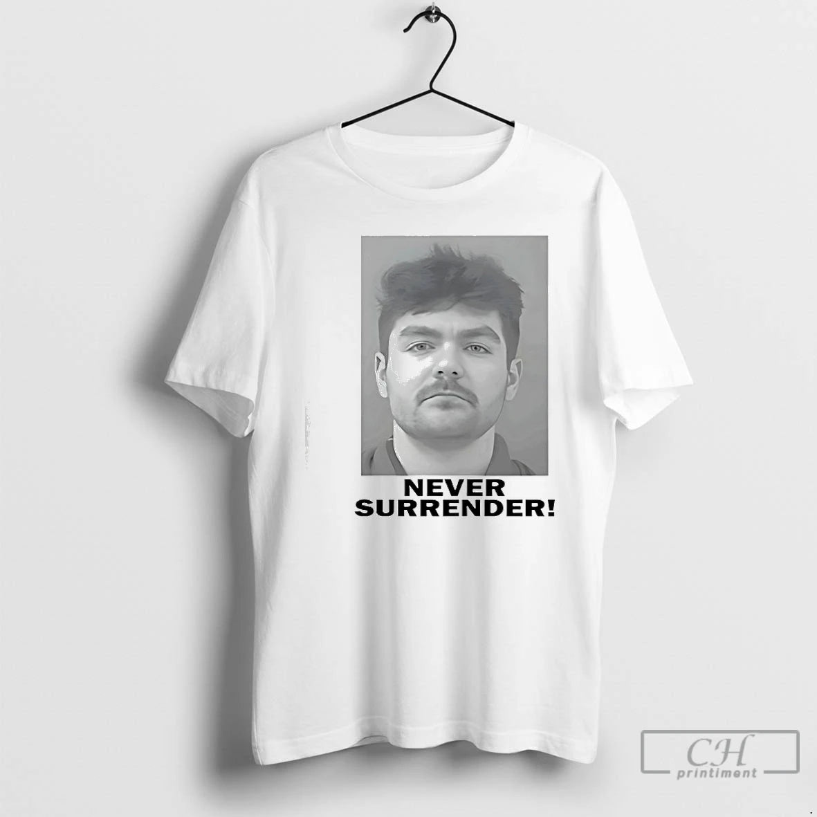 Classic Nick Fuentes Never Surrender Photo T-Shirts, Hoodie, Sweatshirt | CoreVibeTees.com