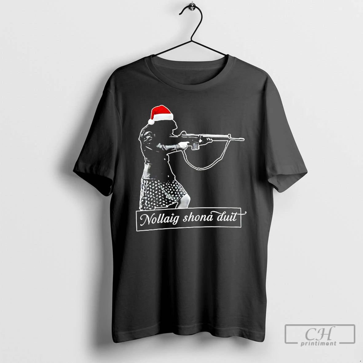 Classic Nollaig Shona Duit Santa Christmas T-Shirts, Hoodie, Sweatshirt | CoreVibeTees.com