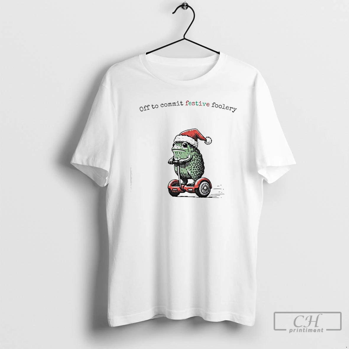 Classic Off To Commit Festive Foolery Christmas T-Shirts, Hoodie, Sweatshirt | CoreVibeTees.com