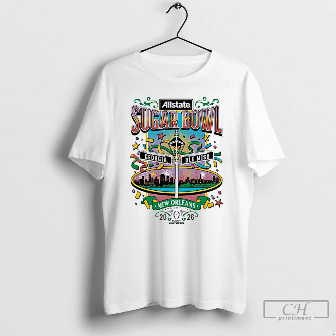 Classic Ole Miss Vs Georgia 2026 Allstate Sugar Bowl Nola Adult T-Shirts, Hoodie, Sweatshirt | CoreVibeTees.com