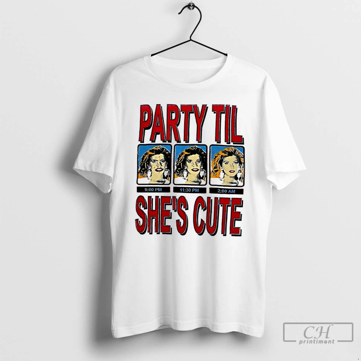 Classic Party Til Shes Cute Vintage T-Shirts, Hoodie, Sweatshirt | CoreVibeTees.com