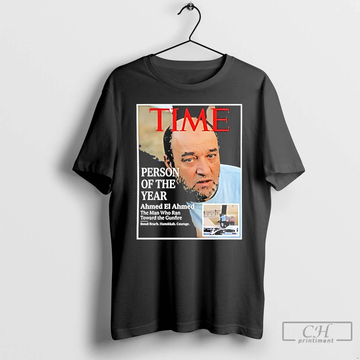 Classic Person Of The Year Ahmed El Ahmed Bondi Beach Hero T-Shirts, Hoodie, Sweatshirt | CoreVibeTees.com