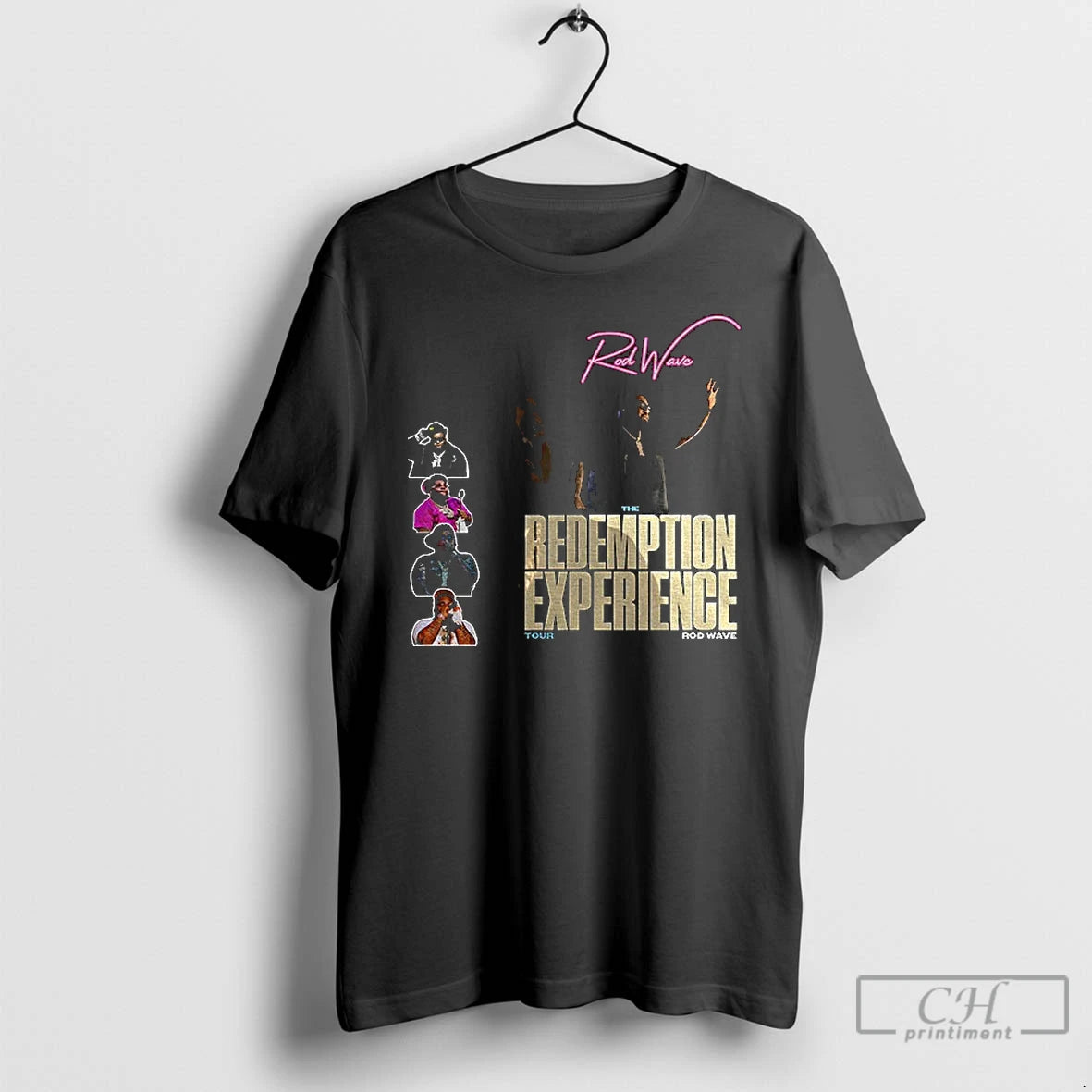 Classic Rod Wave The Redemption Experience Tour 2025 Graphic T-Shirts, Hoodie, Sweatshirt | CoreVibeTees.com