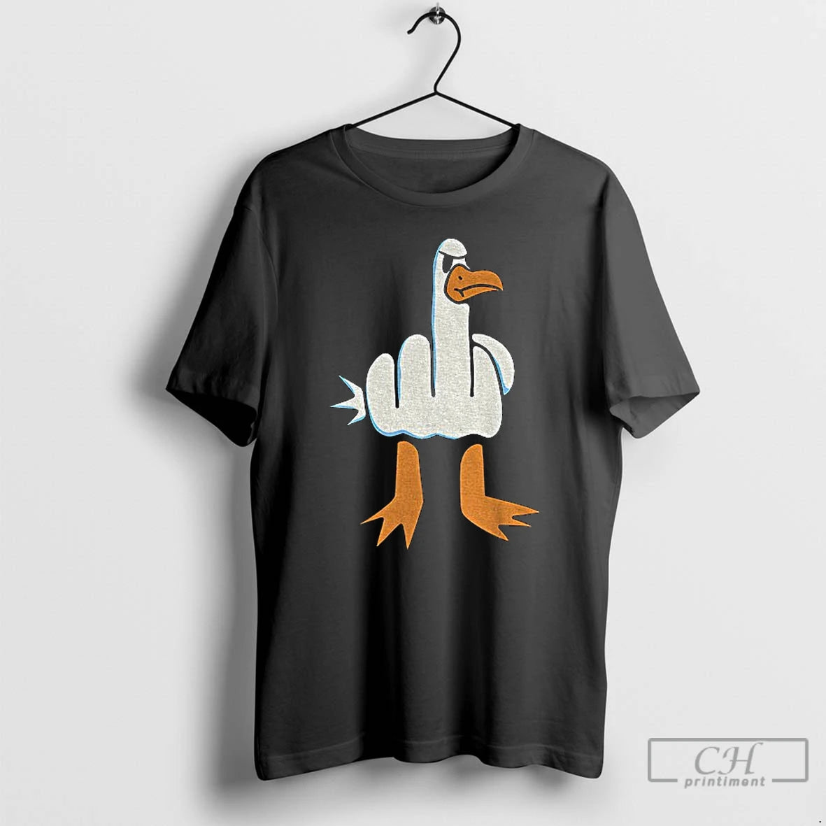 Classic Rude Seagull Middle Finger Funny T-Shirts, Hoodie, Sweatshirt | CoreVibeTees.com
