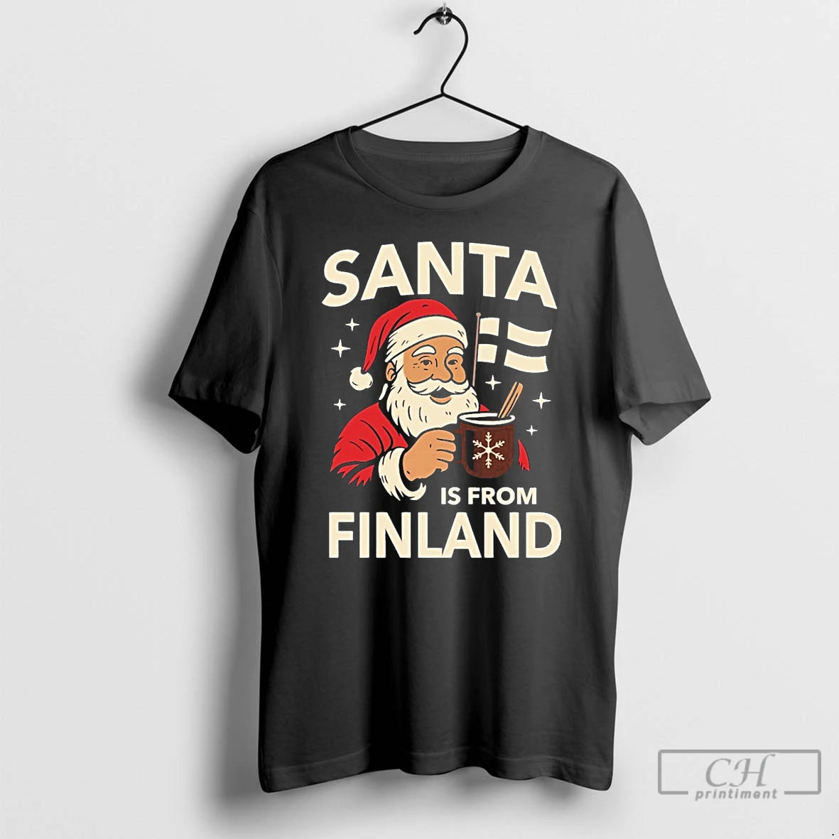 Classic Santa Is From Finland Christmas T-Shirts, Hoodie, Sweatshirt | CoreVibeTees.com