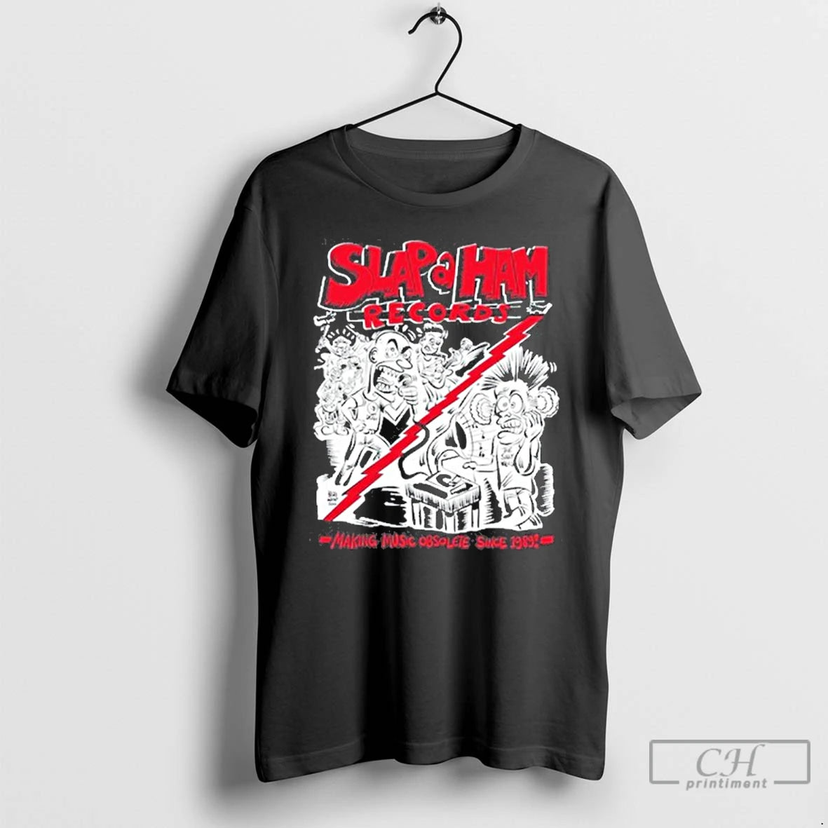 Classic Slap A Ham Records Making Music Obsolete 2025 T-Shirts, Hoodie, Sweatshirt | CoreVibeTees.com