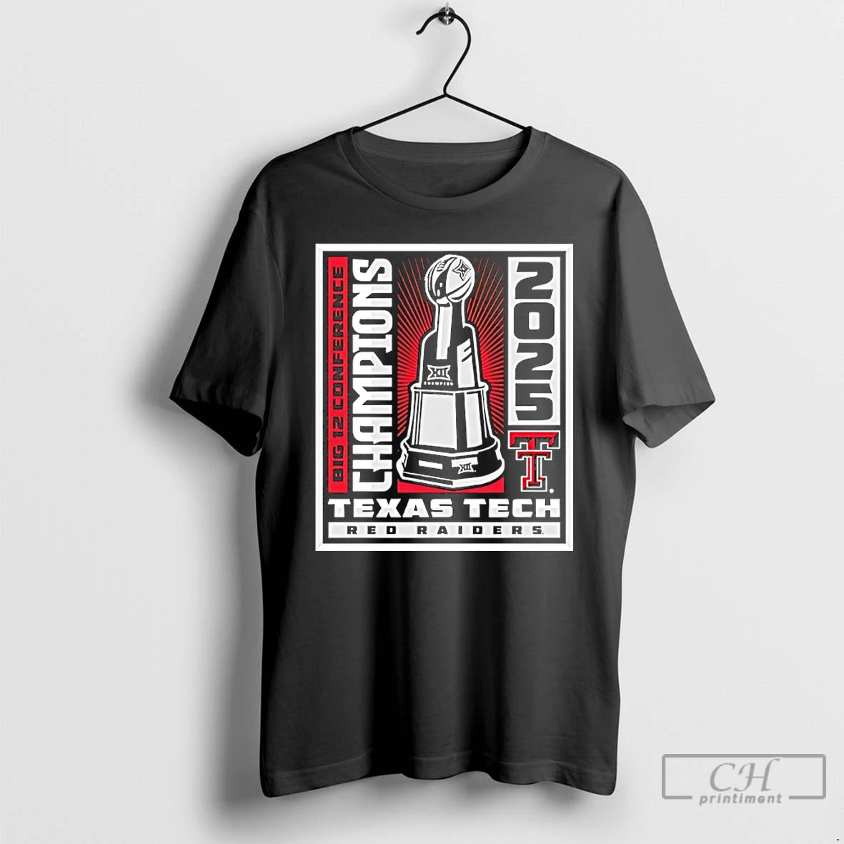 Classic Texas Tech Big 12 Conference Champions Winner Win Trophy T-Shirts, Hoodie, Sweatshirt | CoreVibeTees.com