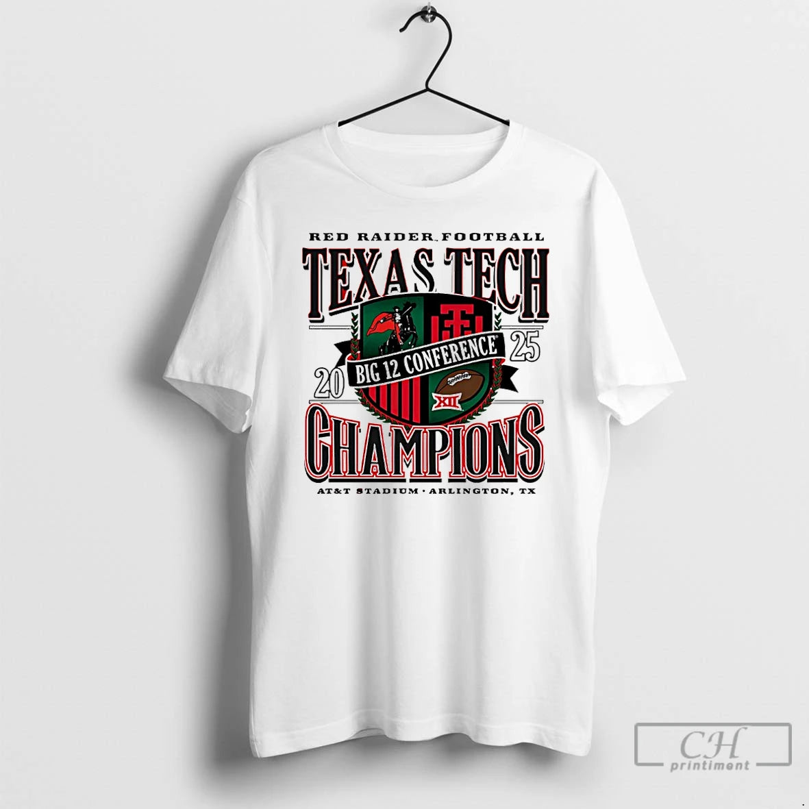 Classic Texas Tech Red Raiders 2025 Big 12 Conference Champions Generation Talent T Shirts Sweater Hoodie, Sweatshirt