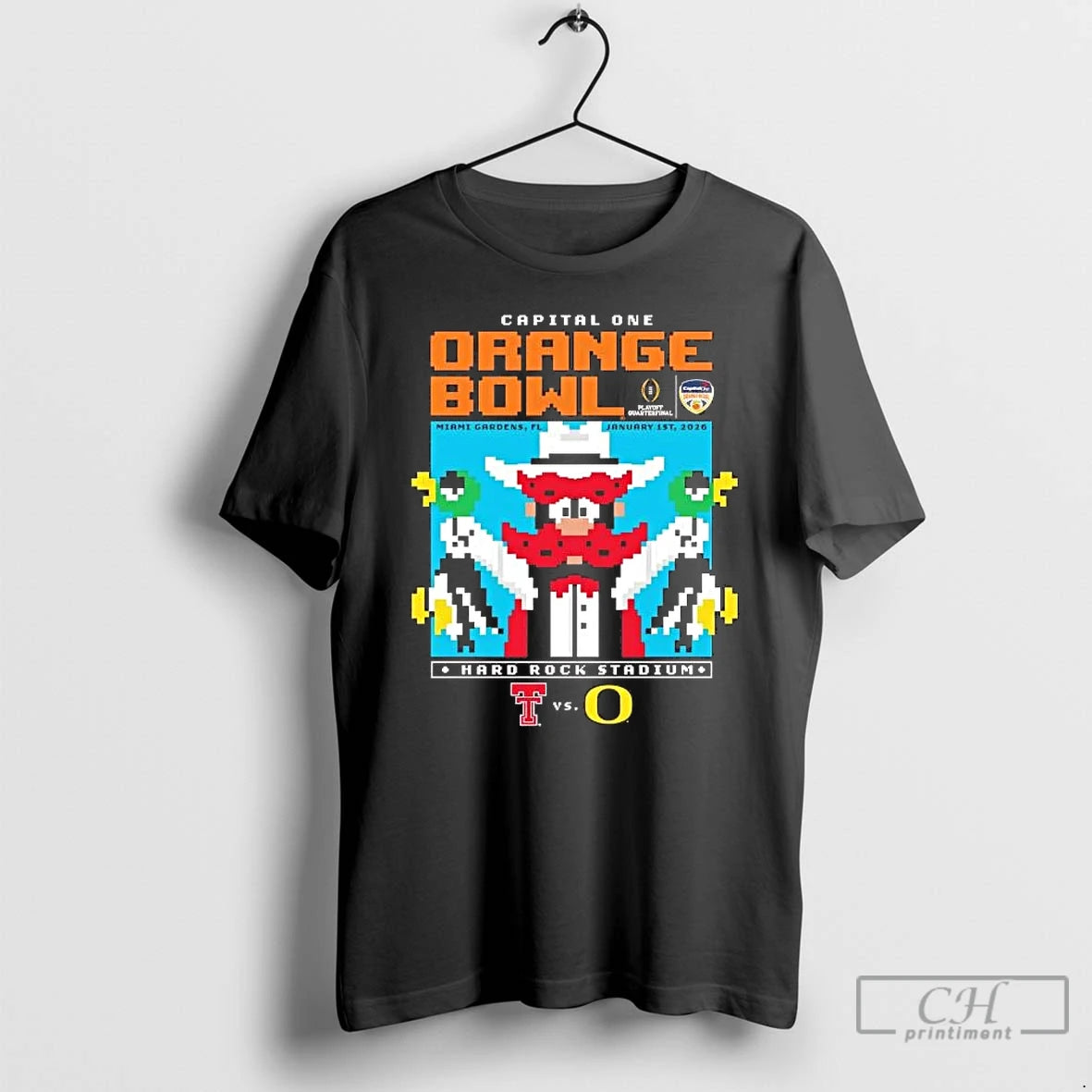 Classic Texas Tech Red Raiders Duck Hunt 2025 Capital One Orange Bowl T Shirts Sweater Hoodie, Sweatshirt | CoreVibeTees.com