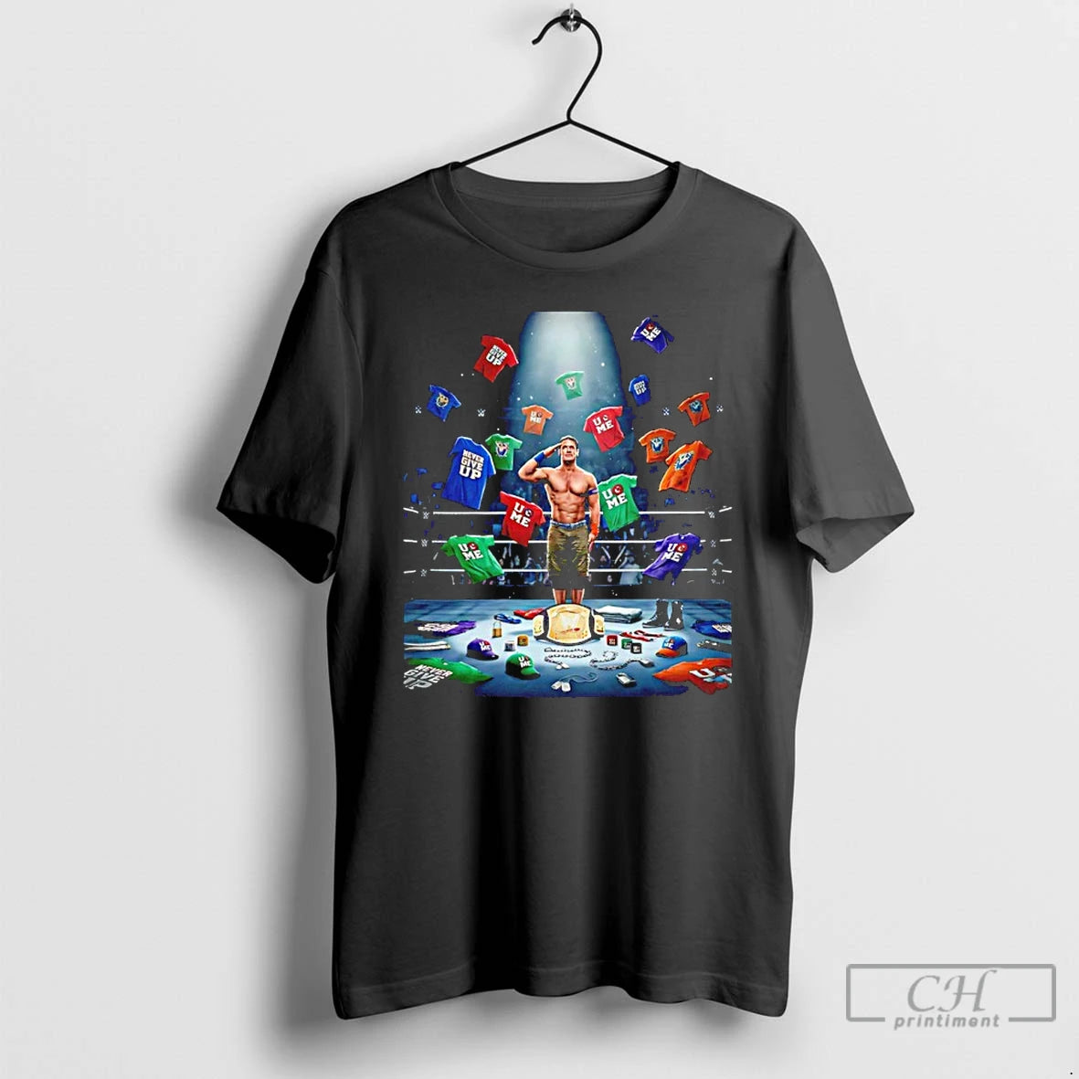 Classic Thank You John Cena Never Give Up U Me Graphic T-Shirts, Hoodie, Sweatshirt | CoreVibeTees.com