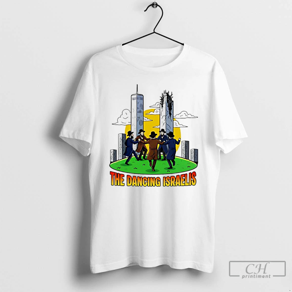 Classic The Dancing Israelis Jews City Skyline T-Shirts, Hoodie, Sweatshirt | CoreVibeTees.com