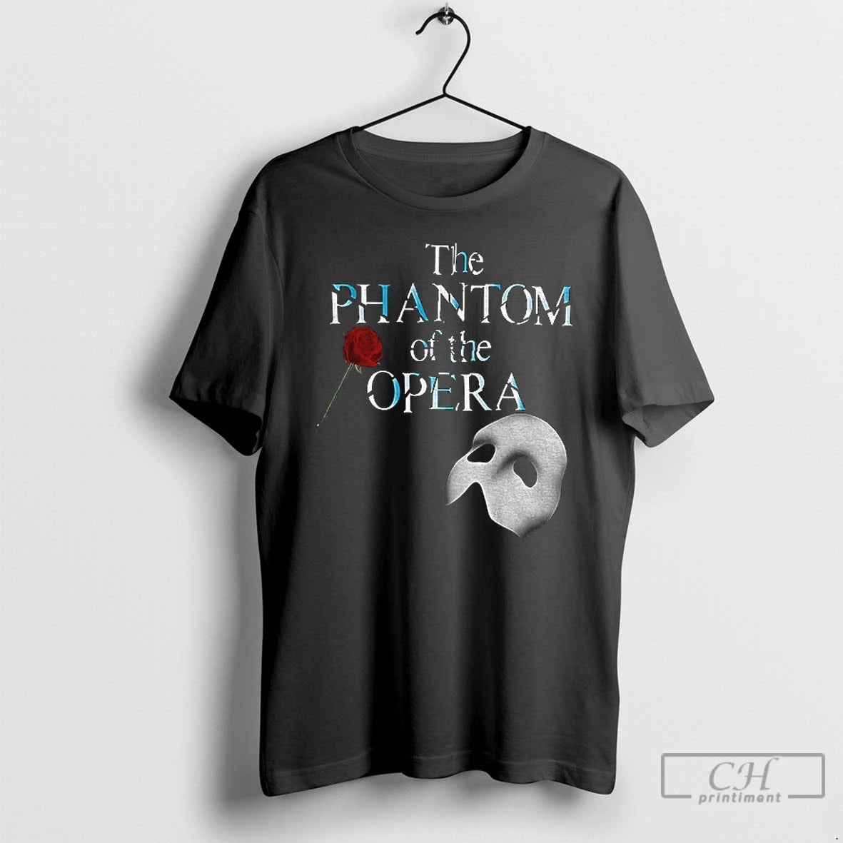 Classic The Phantom Of The Opera Famous Broadway Musical Show T-Shirts, Hoodie, Sweatshirt | CoreVibeTees.com