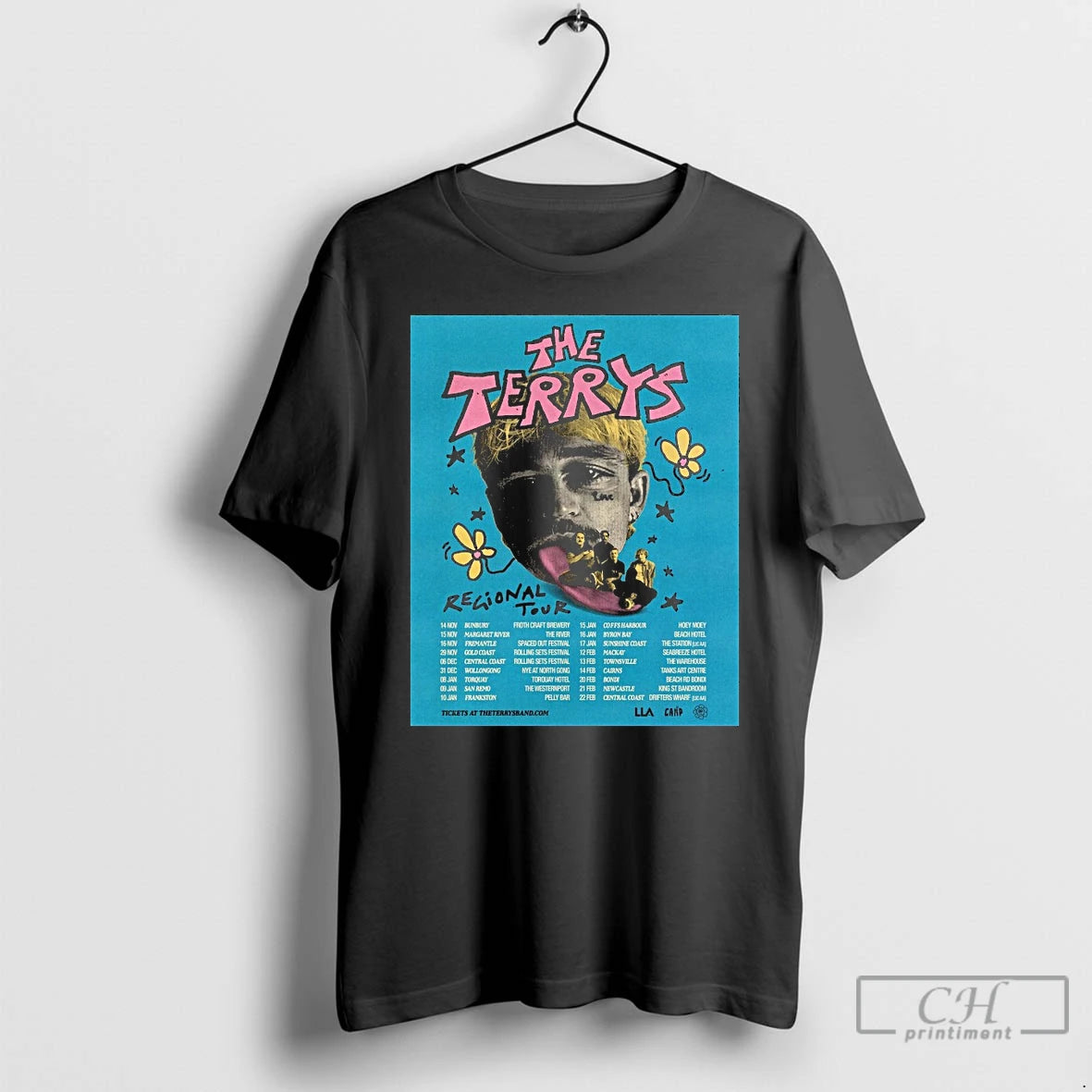 Classic The Terrys Regional 25 26 Tour T-Shirts, Hoodie, Sweatshirt | CoreVibeTees.com