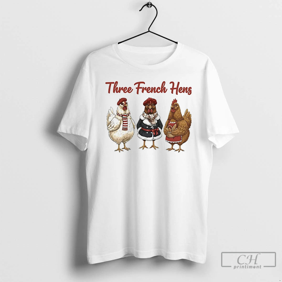 Classic Three French Hens Christmas T-Shirts, Hoodie, Sweatshirt | CoreVibeTees.com