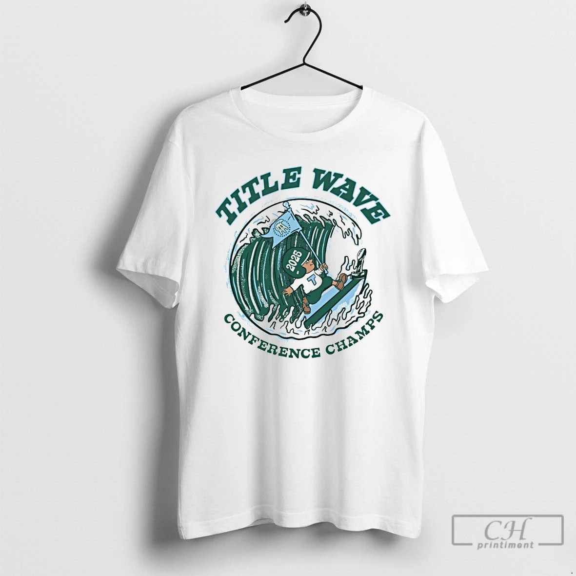 Classic Title Wave Conference Champs 2025 Tulane Green Wave T-Shirts, Hoodie, Sweatshirt | CoreVibeTees.com