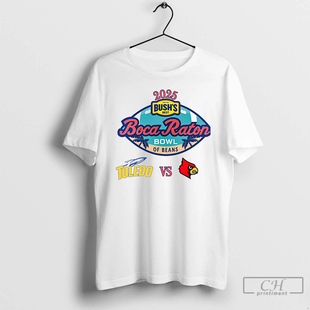Classic Toledo Rockets Vs Louisville Cardinals 2025 Boca Raton Bowl T-Shirts, Hoodie, Sweatshirt | CoreVibeTees.com