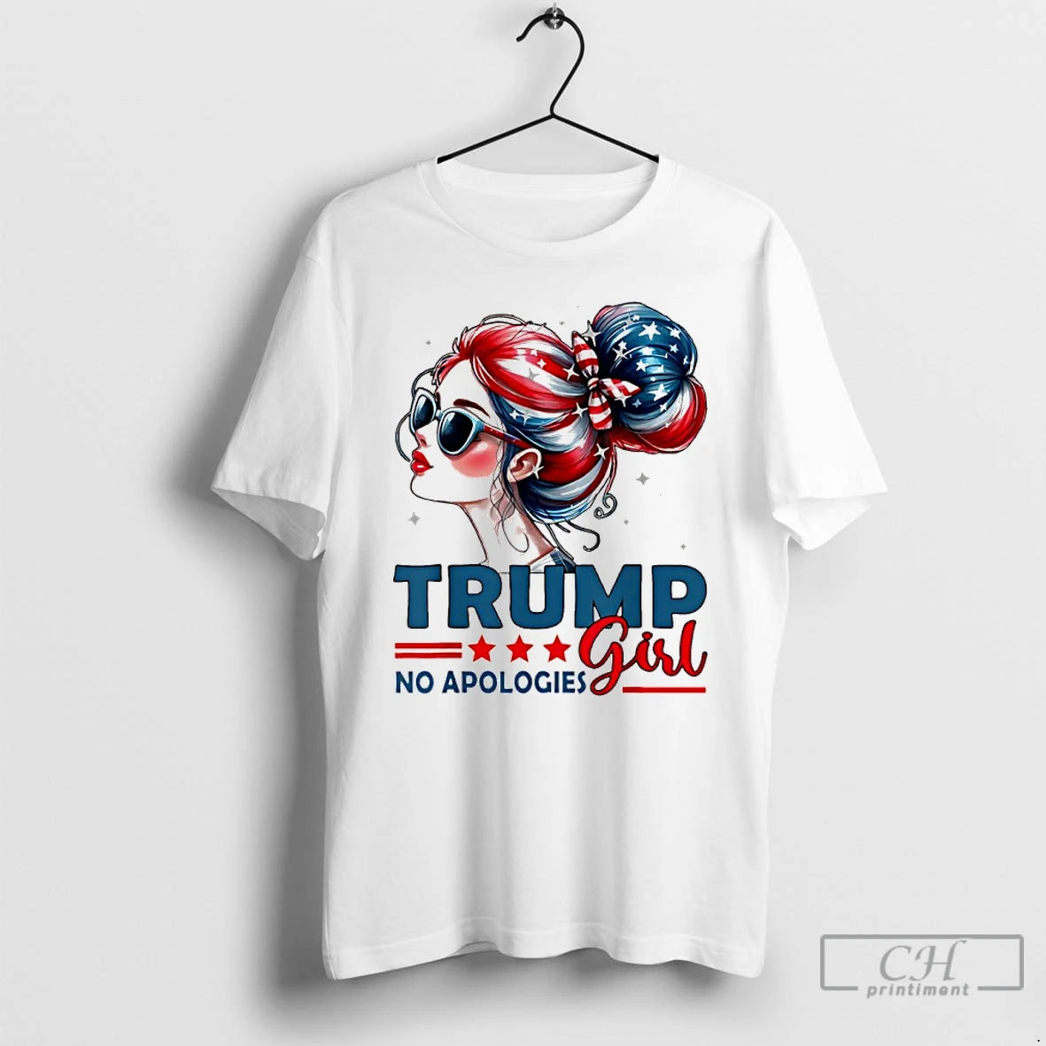Classic Trump Maga 2025 Girl No Apologies T-Shirts, Hoodie, Sweatshirt | CoreVibeTees.com