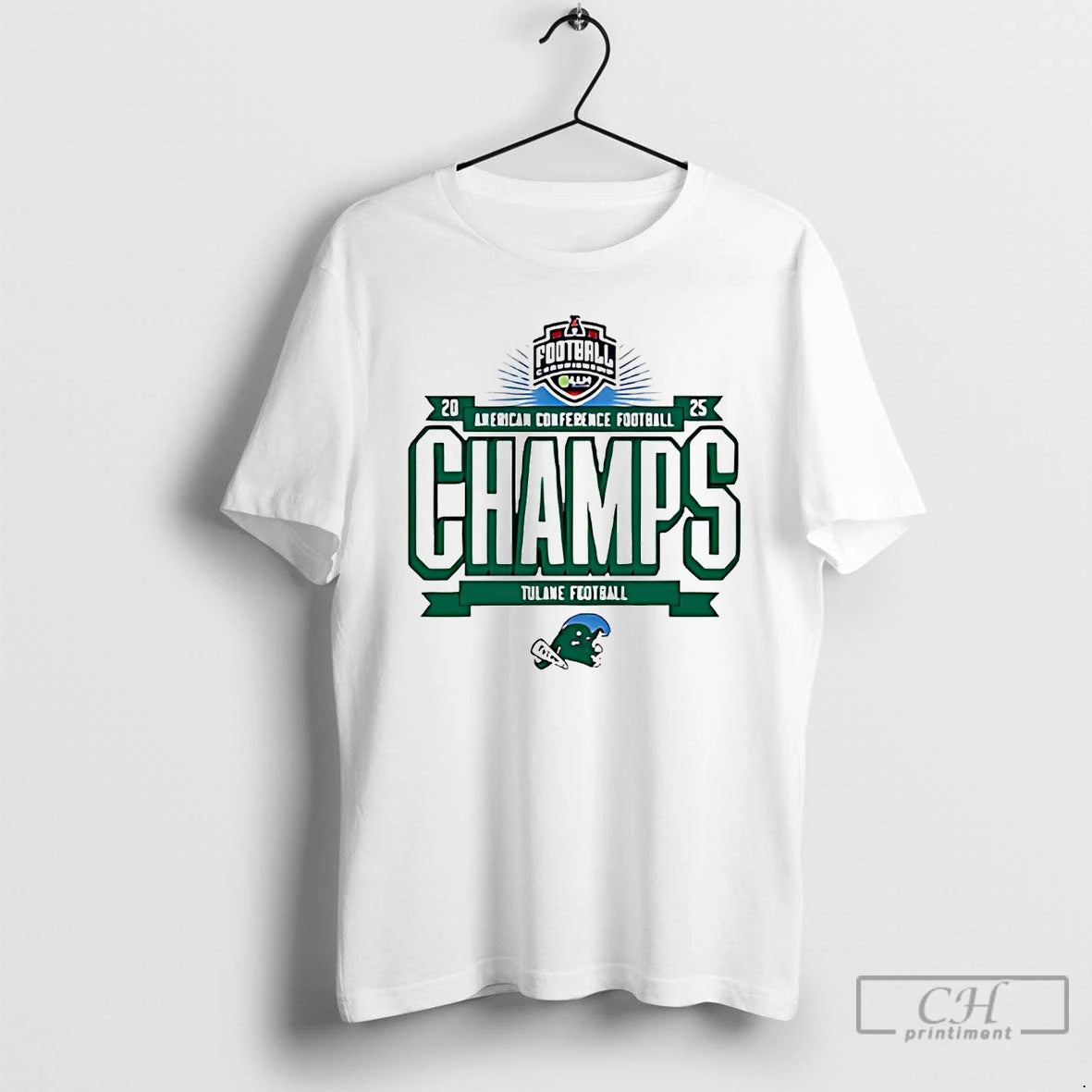 Classic Tulane Green Wave 2025 American Championship T-Shirts, Hoodie, Sweatshirt | CoreVibeTees.com