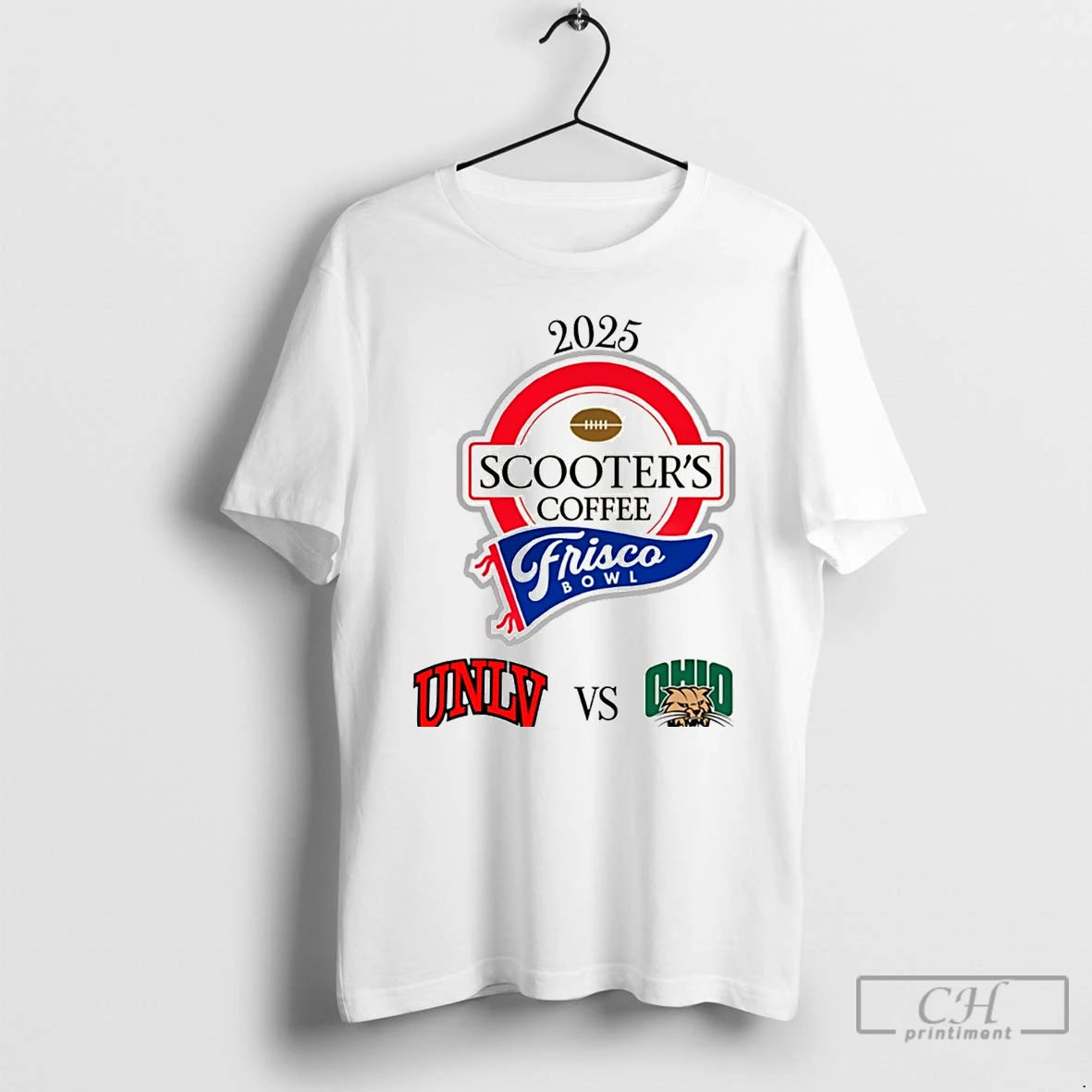 Classic Unlv Rebels Vs Ohio Bobcats 2025 Frisco Bowl T-Shirts, Hoodie, Sweatshirt | CoreVibeTees.com