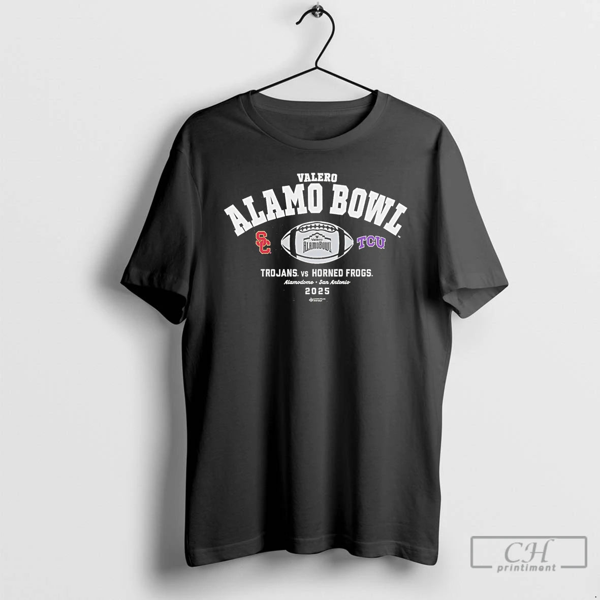 Classic Usc Trojans Vs Tcu Horned Frogs 2025 Valero Alamo Bowl Stadium T Shirts Sweater Hoodie, Sweatshirt | CoreVibeTees.com