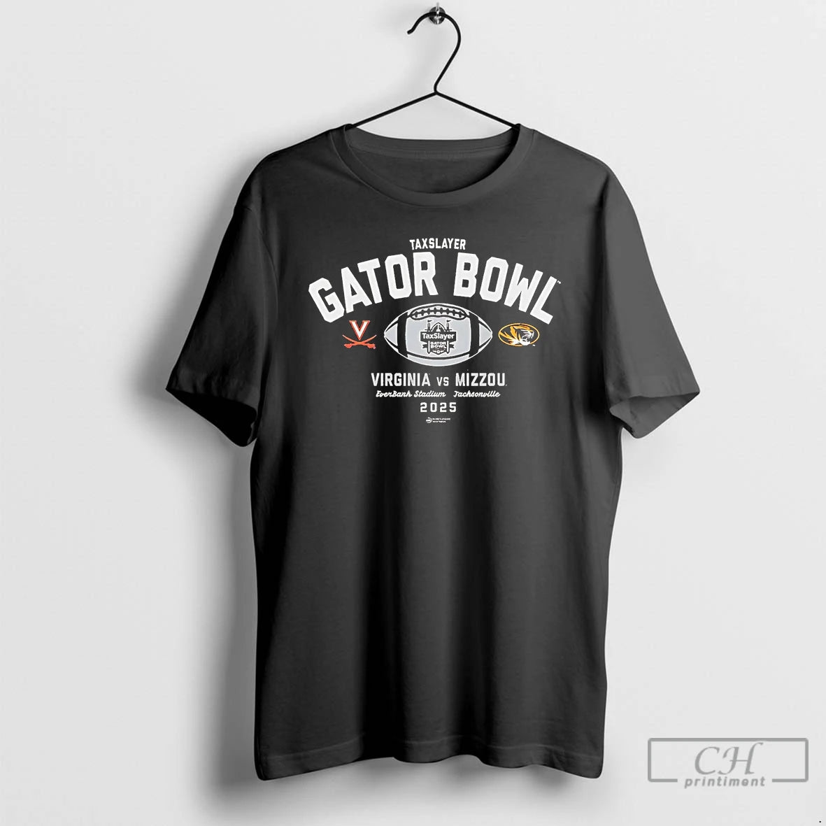 Classic Virginia Cavaliers Vs Missouri Tigers 2025 Taxslayer Gator Bowl T-Shirts, Hoodie, Sweatshirt | CoreVibeTees.com