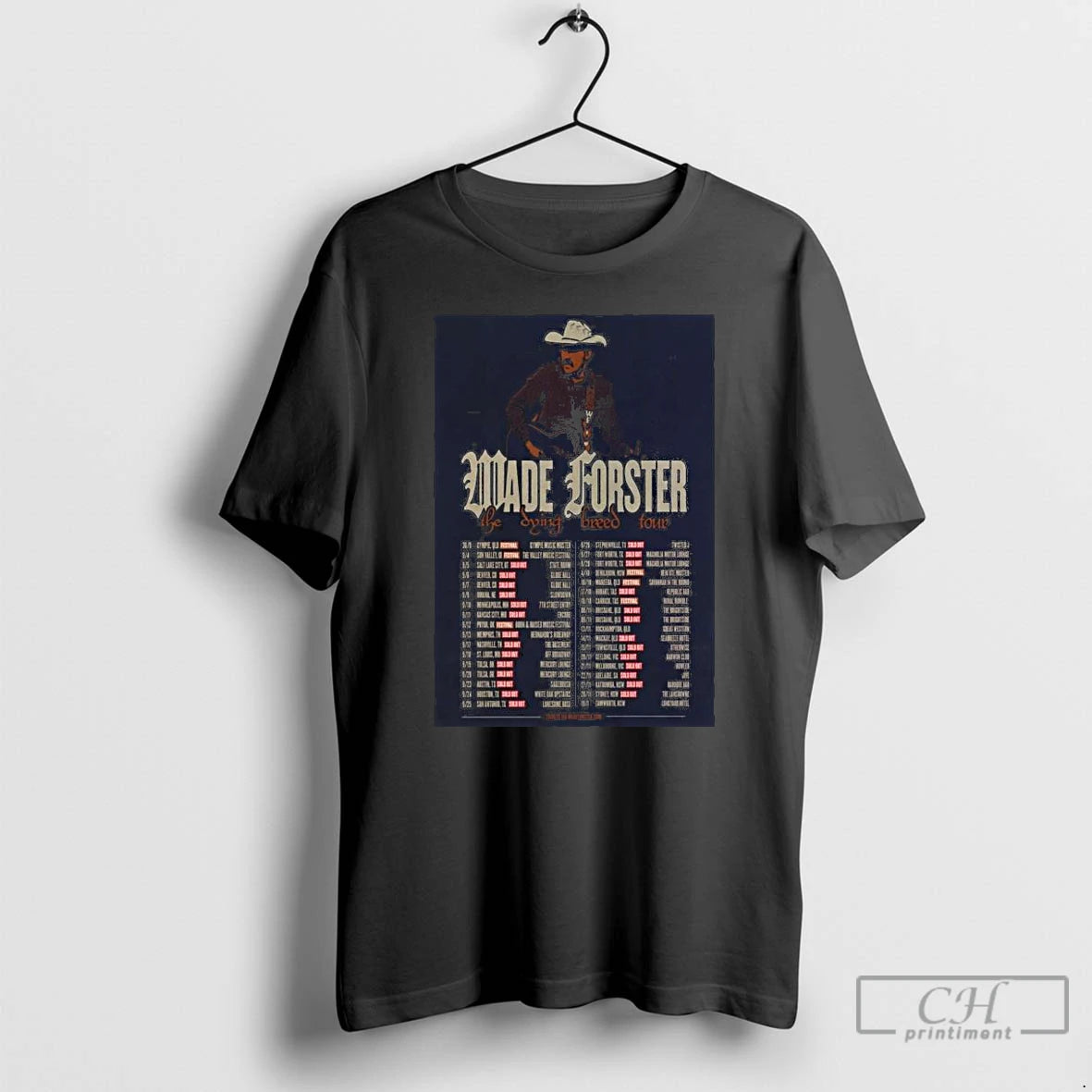 Classic Wade Forster 2026 The Dying Breed Tour T-Shirts, Hoodie, Sweatshirt | CoreVibeTees.com
