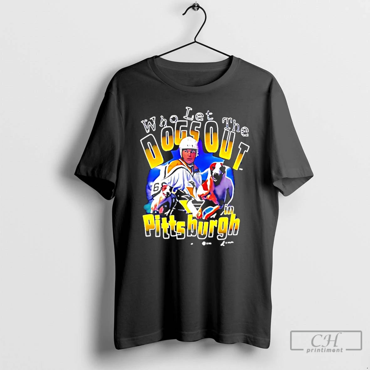 Classic Who Let The Dogs Out In Pittsburgh T-Shirts, Hoodie, Sweatshirt | CoreVibeTees.com