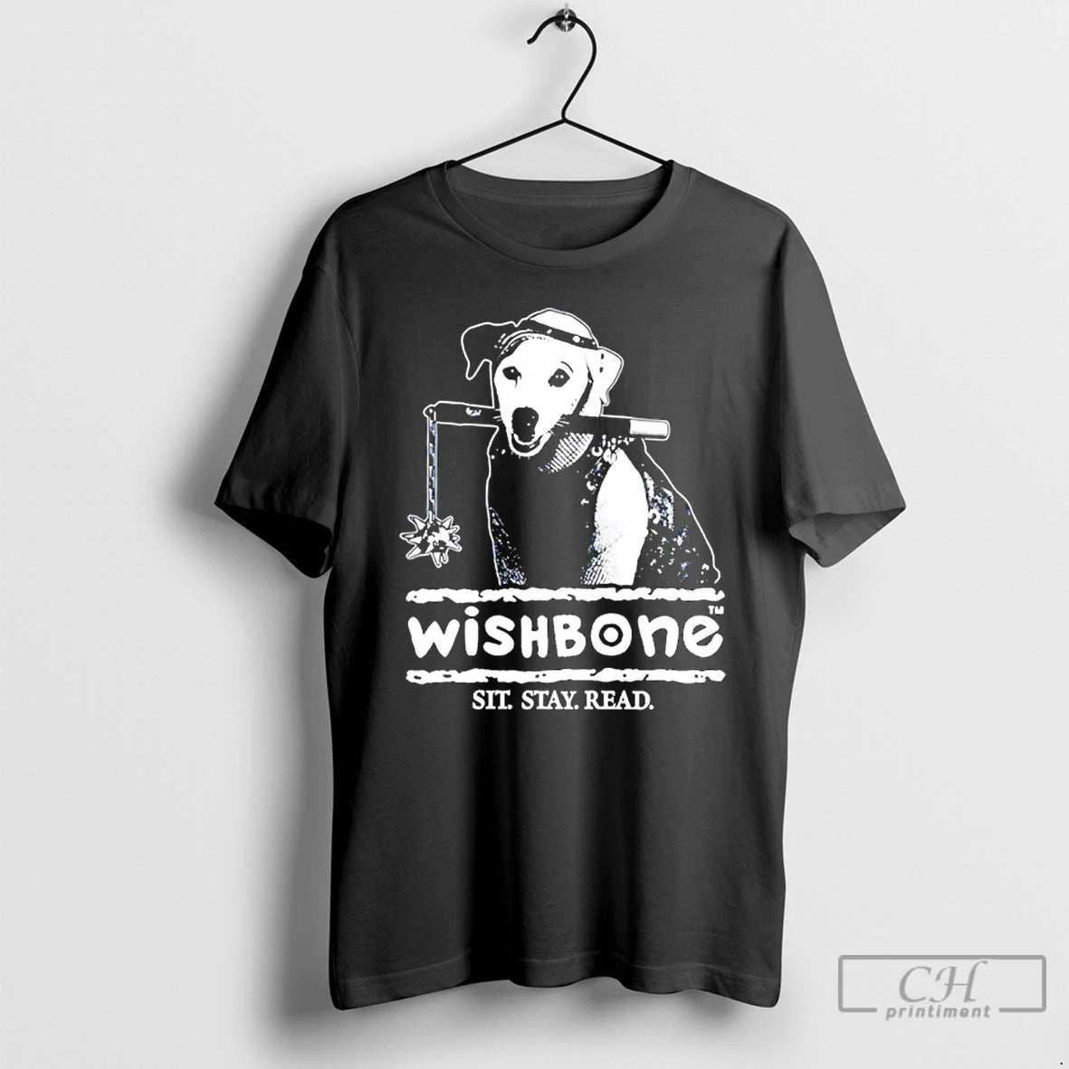 Classic Wishbone Sit Stay Read Dog T-Shirts, Hoodie, Sweatshirt | CoreVibeTees.com