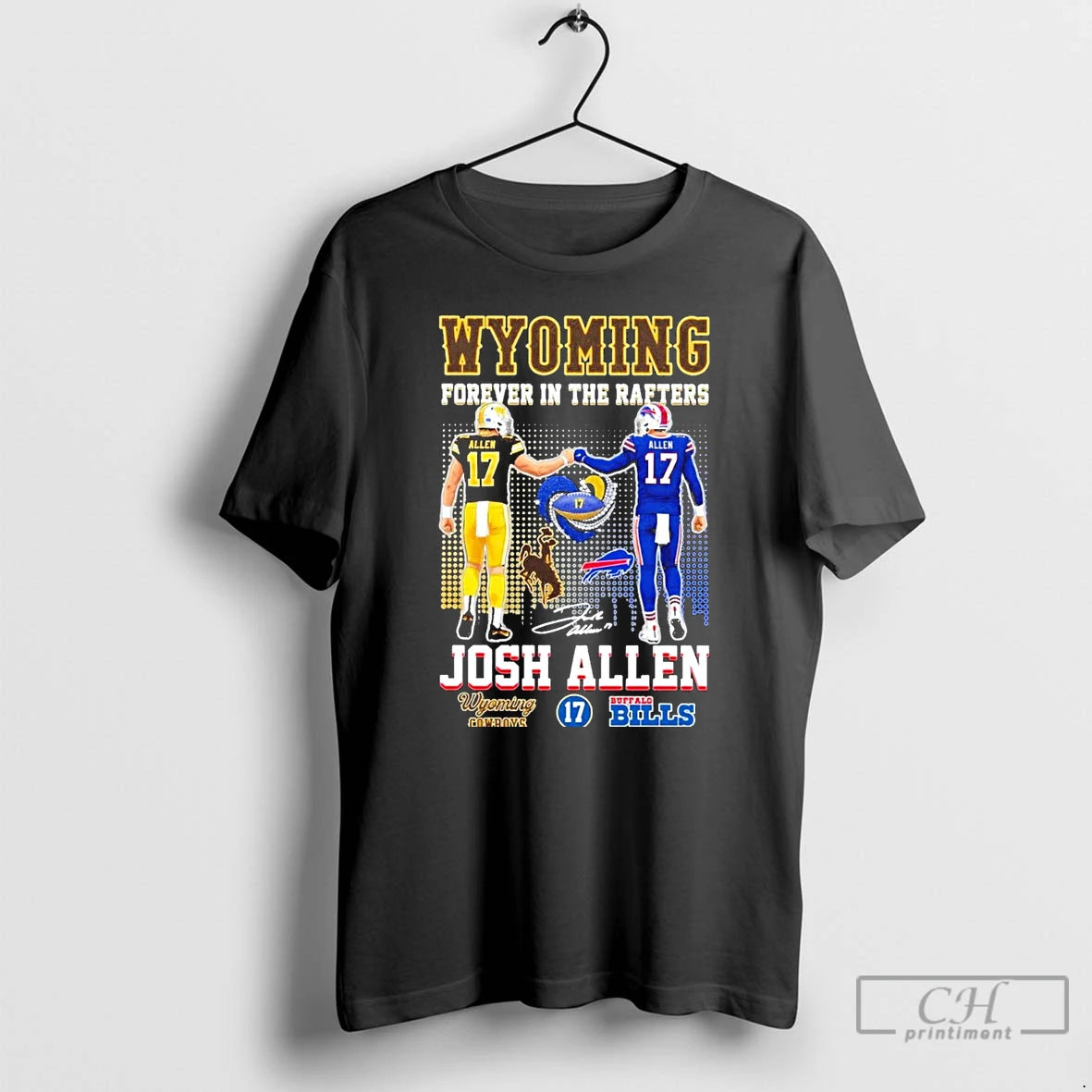 Classic Wyoming Cowboys X Buffalo Bill Forever In The Rafters T-Shirts, Hoodie, Sweatshirt | CoreVibeTees.com
