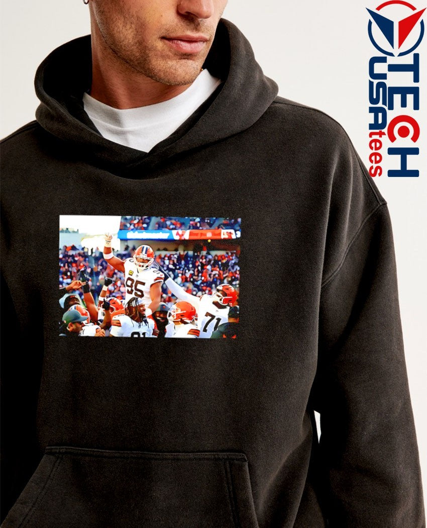 Cleveland Browns Myles Garrett Sacks Record Celebration shirt