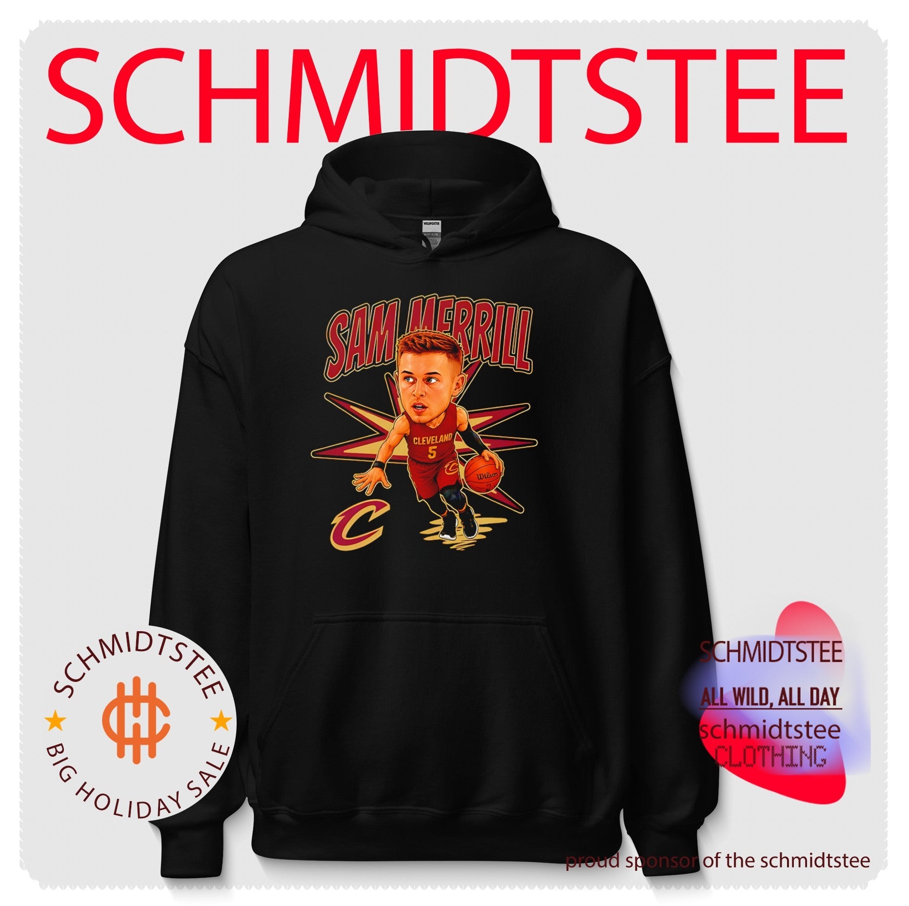 Cleveland Cavaliers Sam Merrill caricature shirt