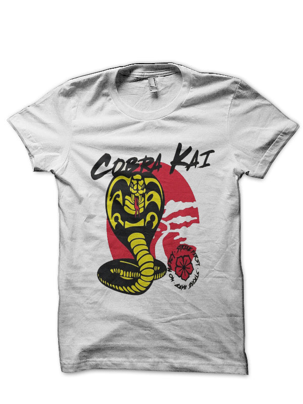 Cobra Kai White T-Shirt Hoodie, Sweatshirt | CoreVibeTees.com