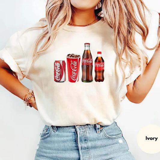 Coca Cola Regular Sweatshirt - Funny Coke T-Shirt, Comfort Colors, Hoodie, Womenswear, Ideal Gift for Coke Lovers - Pullover