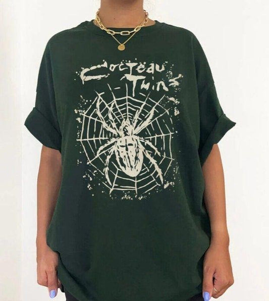 Cocteau Twins Spiderweb Retro Graphic T-Shirt, Unisex Band Shirt