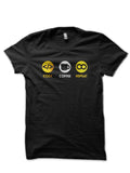 Code Coffee Repeat Black T-Shirt Hoodie, Sweatshirt | CoreVibeTees.com