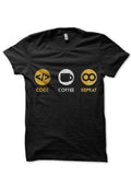 Code Coffee Repeat T-Shirt Hoodie, Sweatshirt | CoreVibeTees.com