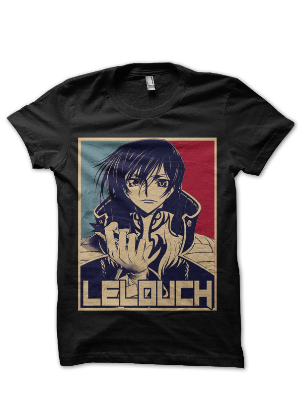 Code Geass Lelouch Black T-Shirt Style003 Hoodie, Sweatshirt | CoreVibeTees.com