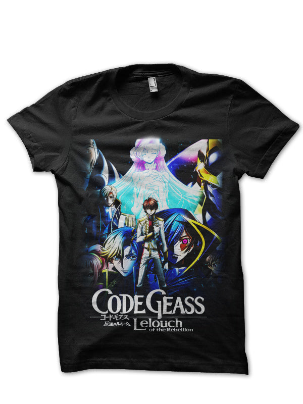 Code Geass Lelouch Black T-Shirt Style001 Hoodie, Sweatshirt | CoreVibeTees.com