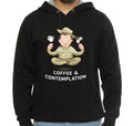 Coffee & Contemplation Black Hoodie T-Shirts, Sweatshirt | CoreVibeTees.com