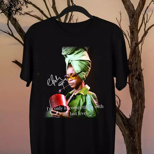 Collection Erykah Badu Quotes Cotton Black S-2345XL Unisex T-Shirt Menswear Top Menswear Top