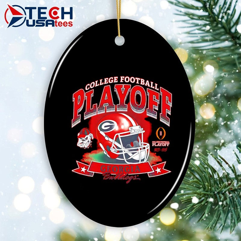 College Football Playoff 2025-2026 Georgia Bulldogs helmet shirt