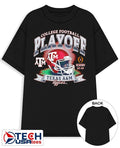 College Football Playoff 2025-2026 Texas A and M Aggies helmet shirt