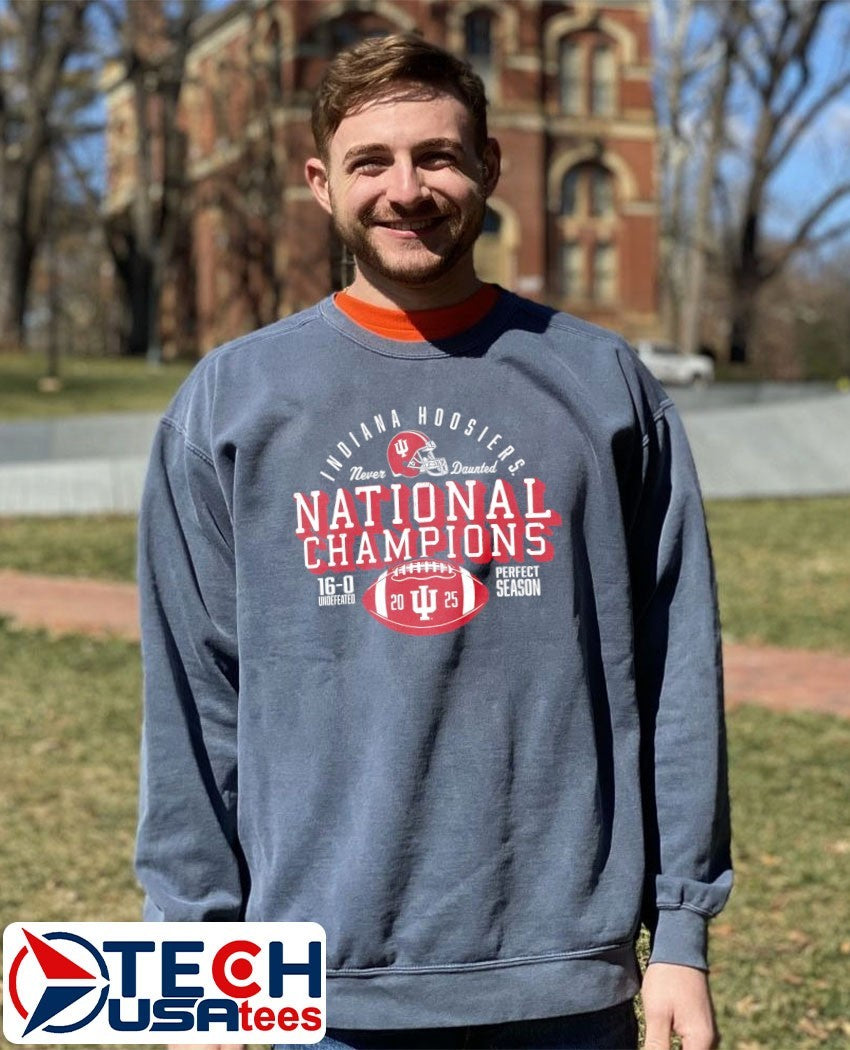 College Football Playoff 2026 Indiana National Champions Perfect Season 16-0 score shirt